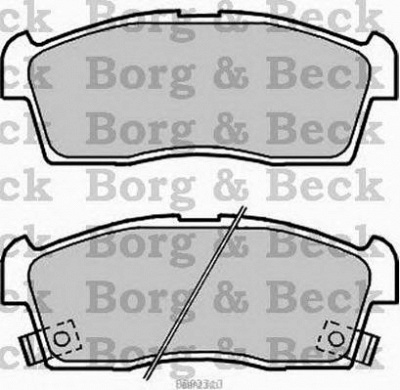 BORG & BECK bbp2313 -  Комплект тормозных колодок, дисковый тормоз